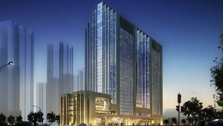 itb8888通博集团总部夜景图